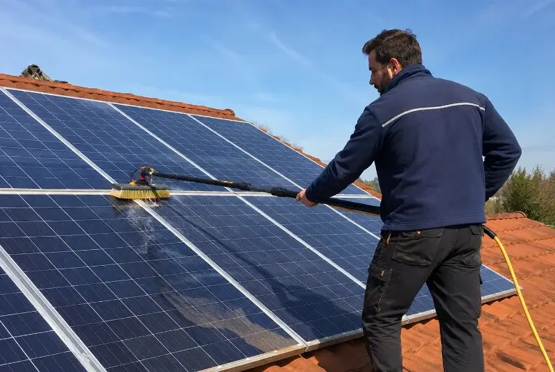Nettoyage et entretien de panneaux solaires à Castelnau-Valence